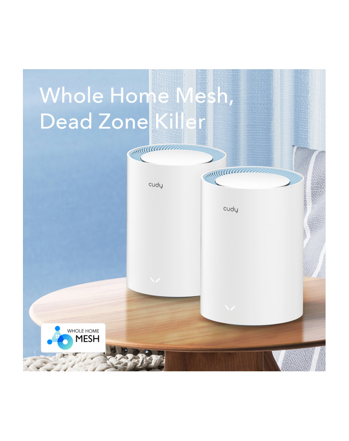 cudy System WiFi Mesh M1200 (2-Pack) AC1200 główny