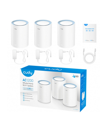 cudy System WiFi Mesh M1200 (3-Pack) AC1200