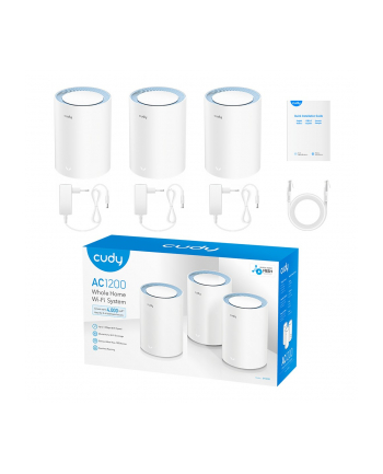 cudy System WiFi Mesh M1200 (3-Pack) AC1200