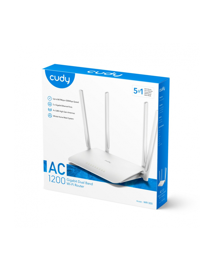 cudy Router WR1300 Mesh Gigabit WiFi AC1200 główny