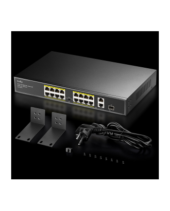 cudy Przełącznik FS1018PS1 16xFE PoE+ 200W 1xSFP