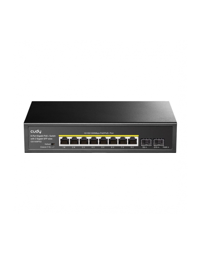 cudy Przełącznik GS1008PS2 Switch 8xGE PoE+ 120W 2xSFP główny