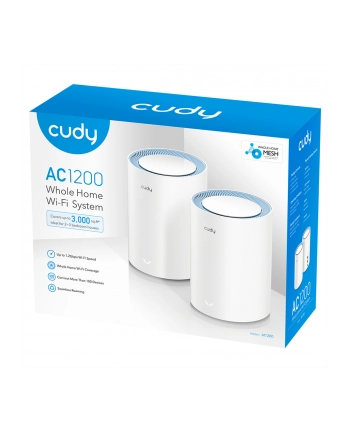 cudy System WiFi Mesh M1200 (2-Pack) AC1200