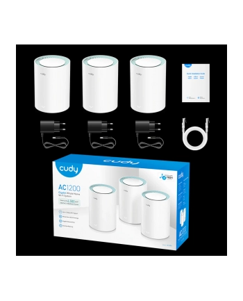 cudy System WiFi Mesh M1300 (3-Pack) AC1200