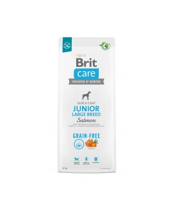 Brit Care Dog Grain-Free Junior Large Salmon 12kg nr 1