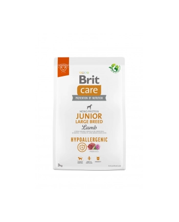 Brit Care Dog Hypoallergenic Junior Large Lamb 3kg nr 1