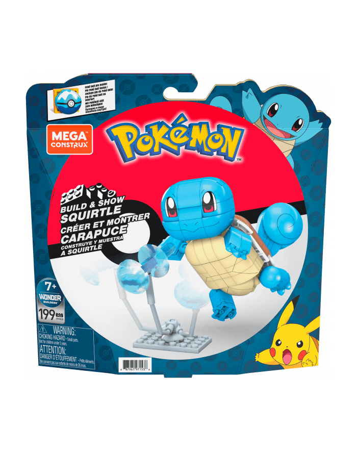 MEGA CONSTRUX Klocki POKEMON Squirtle GYH00 GKY95 MATTEL główny