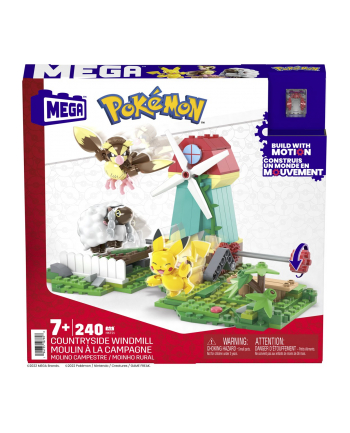 MEGA Pokemon Wiejski wiatrak Zestaw klocków HKT21 MATTEL