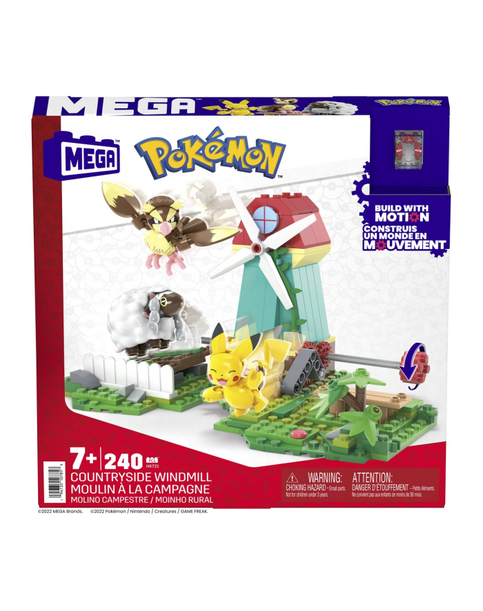 MEGA Pokemon Wiejski wiatrak Zestaw klocków HKT21 MATTEL główny