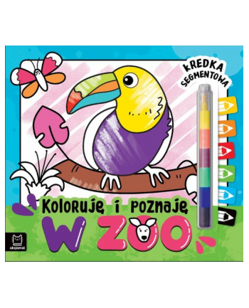 aksjomat Koloruję i poznaję. W zoo. Kredka segmentowa