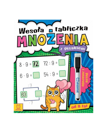aksjomat Wesoła tabliczka mnożenia z pisakiem. Piszę i zmazuję (od 8 lat)