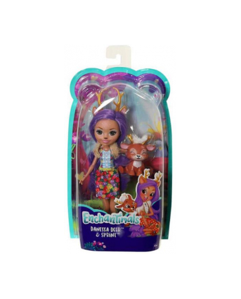 Enchantimals Lalka + zwierzątko Jelonek FXM75 p8 MATTEL