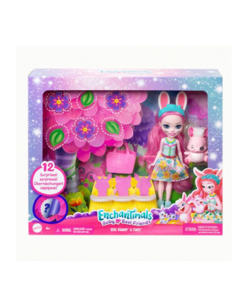 Enchantimals Baby Best Friends Zestaw z niespodziankami Bree Bunny i Twist HLK85 HLK83 MATTEL