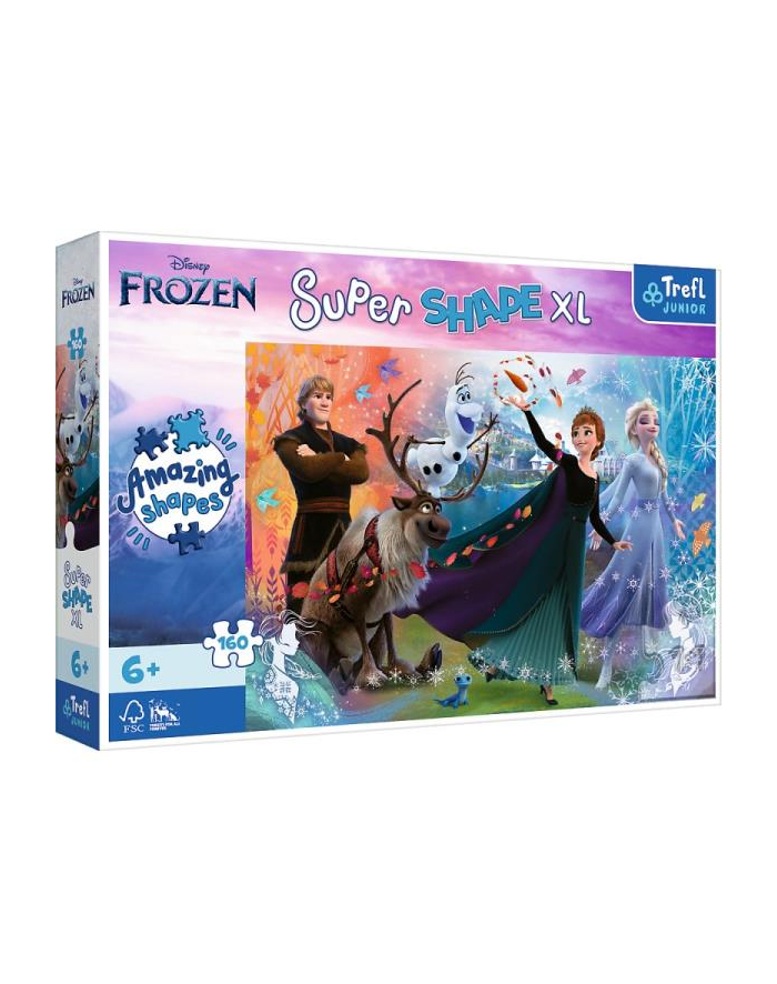 Puzzle 160 XL Odkryj świat Frozen 50022 Trefl główny