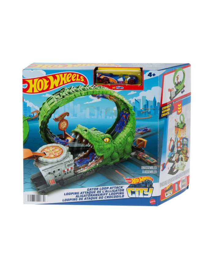 Hot Wheels City Pętla krokodyla Zestaw HKX39 HDR29 MATTEL główny