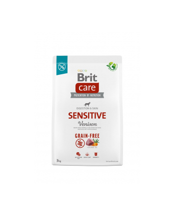 Brit Care Grain-free Sensitive Vension 3kg pies