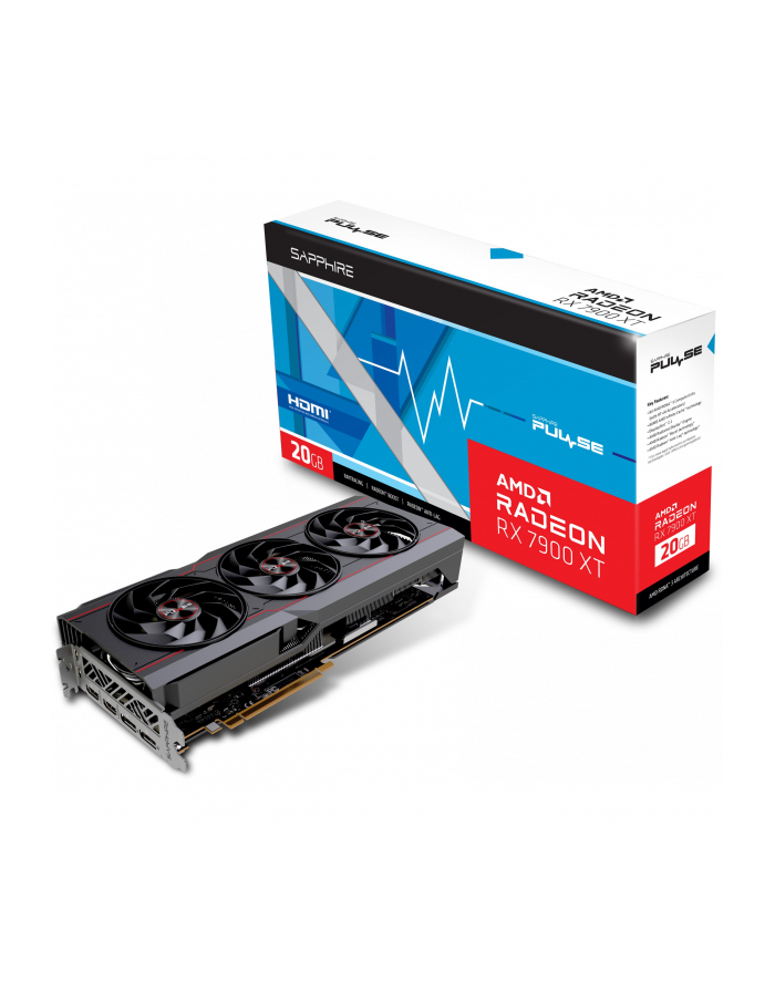 sapphire technology Karta graficzna Radeon RX 7900 XT Pulse 20GB GDDR6 320bit 2DP/2HDMI główny