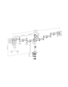 HAGOR HA Tablestand KB Triple, monitor mount (Kolor: CZARNY) - nr 4