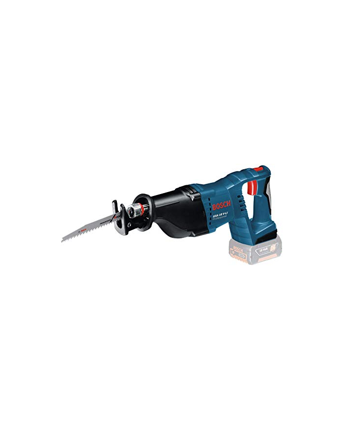 bosch powertools Bosch Cordless Saber Saw GSA 18 V-LI Professional solo, 18 Volt (blue / Kolor: CZARNY, without battery and charger) główny