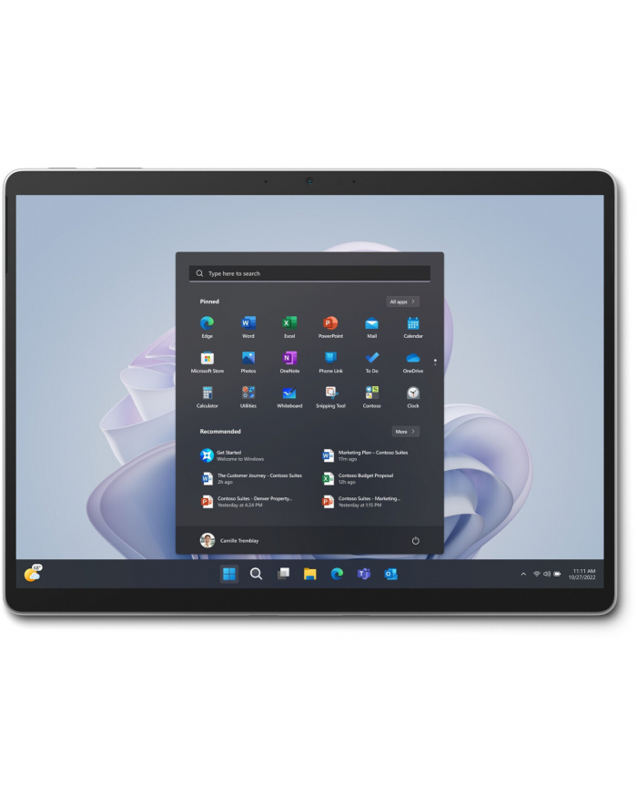 microsoft Surface Pro 9 Win11 Pro i7-1255U/512GB/16GB/Commercial Platinium/QIY-00004 główny