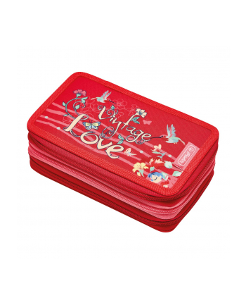 Herlitz TriCase Vintage Love, wallet (red, 31 pieces)