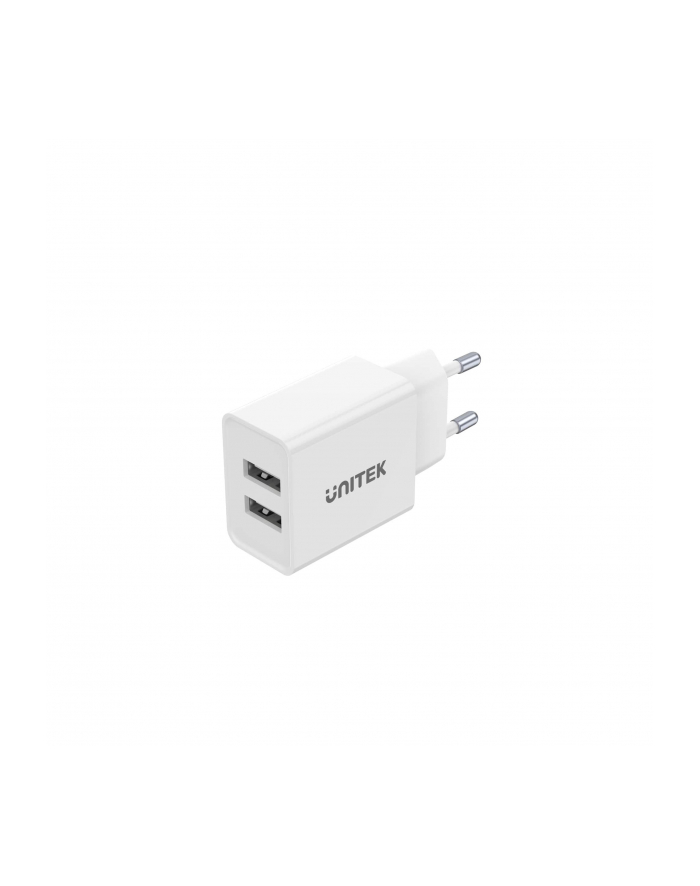 UNITEK ŁADOWARKA 2X USB-A  12W  BIAŁA  P1113A-(wersja europejska) główny