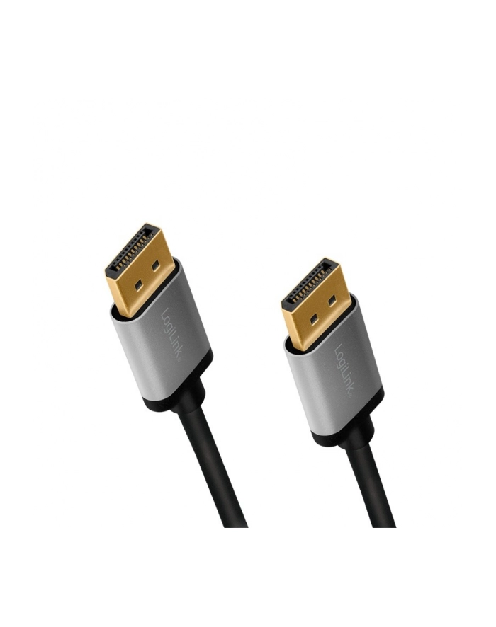 logilink Kabel DisplayPort 4K/60 Hz,DP/M do DP/M aluminiowy 1m główny
