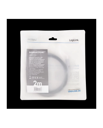 logilink Kabel DisplayPort 8K/60 Hz,DP/M do DP/M aluminiowy 2m nr 1