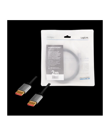 logilink Kabel DisplayPort 8K/60 Hz,DP/M do DP/M aluminiowy 2m nr 2