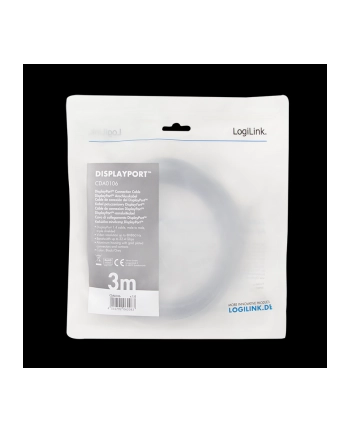 logilink Kabel DisplayPort 8K/60 Hz,DP/M do DP/M aluminium 3m nr 1