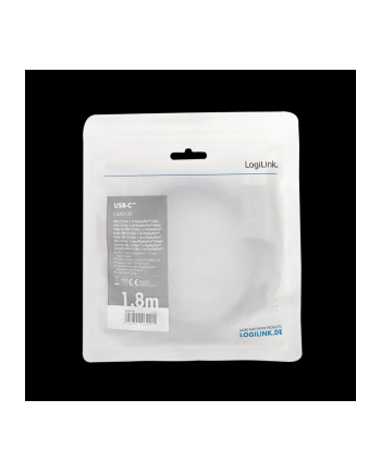 logilink Kabel USB-C do DP, 4K 60Hz aluminiowy 1.8m nr 1