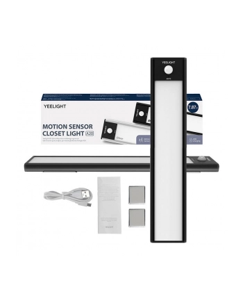 Lampka do szafy z czujnikiem ruchu Yeelight Closet Light 20cm (Czarny) 4000K