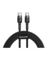 BAS(wersja europejska)S KABEL USB-C DO USB-C 60W 1M (CZARNO-SZARY) - nr 9
