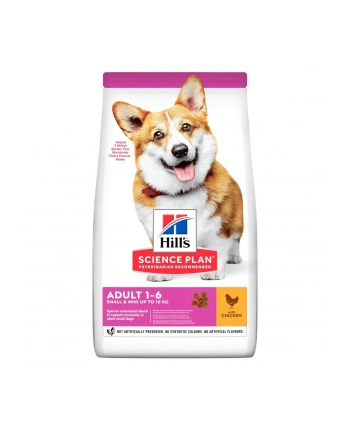 HILL'S SP CANINE  ADULT SMALL ' MINI CHICKEN  6 KG nr 1