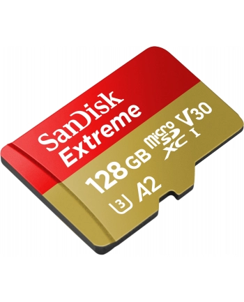 SANDISK EXTREME microSDXC 128 GB 190/90 MB/s A2