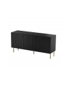cama meble Komoda JUNGLE 152x40 5x74 5 czarny mat + złote nóżki - nr 1