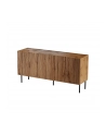 cama meble Komoda JUNGLE 152x40 5x74 5 dąb wotan + czarne nóżki - nr 1