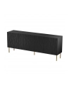 cama meble Komoda JUNGLE 190x40 5x74 5 czarny mat + złote nóżki - nr 1