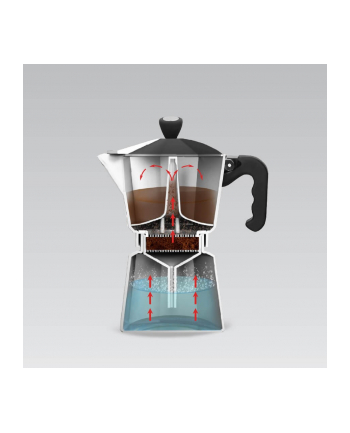 Kawiarka na 6 filiżanek MR-1666-6-BLACK MAESTRO