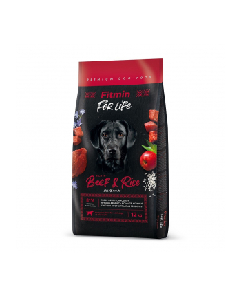 Fitmin dog For Life Beef ' Rice 12kg