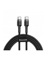 BAS(wersja europejska)S KABEL USB-C DO USB-C 60W 1M (CZARNO-SZARY) - nr 1