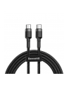 BAS(wersja europejska)S KABEL USB-C DO USB-C 60W 1M (CZARNO-SZARY) - nr 3
