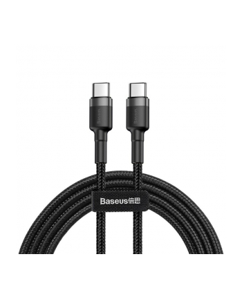 BAS(wersja europejska)S KABEL USB-C DO USB-C 60W 1M (CZARNO-SZARY)