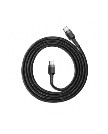 BAS(wersja europejska)S KABEL USB-C DO USB-C 60W 1M (CZARNO-SZARY)