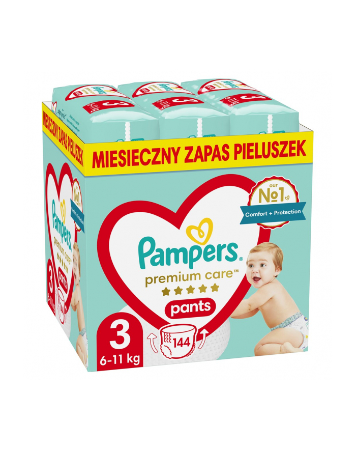 Pieluchy PAMPERS Premium PANTS MTH rozm 3 (6-11kg) 144szt główny