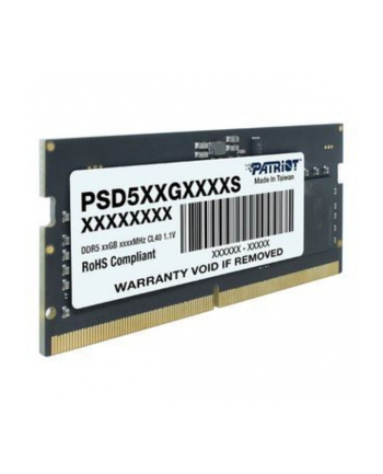 patriot memory PATRIOT SIGNATURE SO-DIMM DDR5 16GB 4800MHz 1 Rank