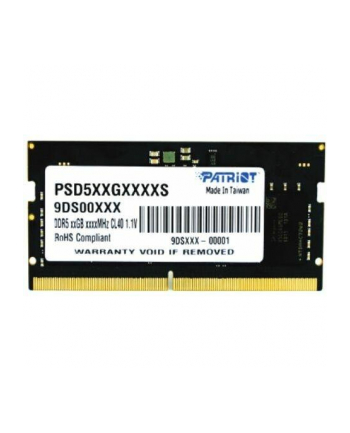 patriot memory PATRIOT DDR5 8GB SIGNATURE 4800MHz SO-DIMM nr 1