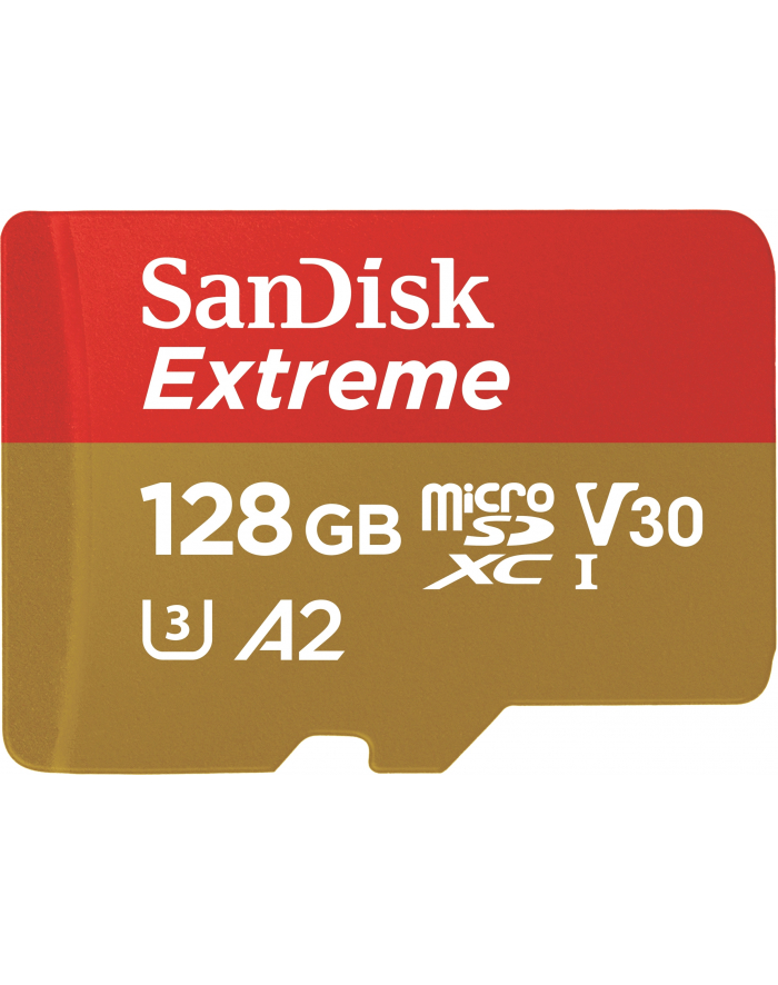 SANDISK EXTREME microSDXC 128 GB 190/90 MB/s A2 główny