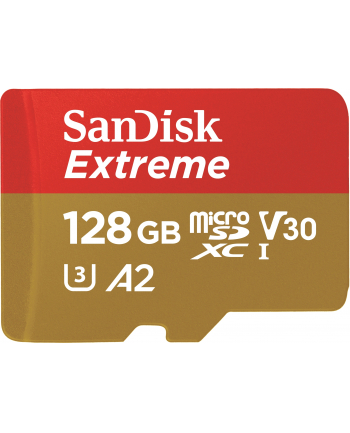 SANDISK EXTREME microSDXC 128 GB 190/90 MB/s A2