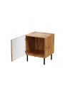 cama meble Szafka nocna 2szt JUNGLE 53 5x40 5x44 dąb wotant + czarne nóżki - nr 2